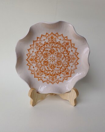 Talerz Ceramiczny Mandala 2, as ceramika
