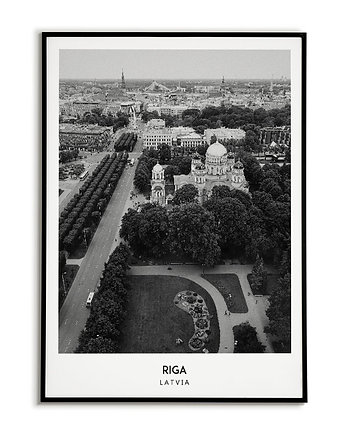 Plakat miasto ŁOTWA - RYGA  obraz, Bajkowe Obrazki