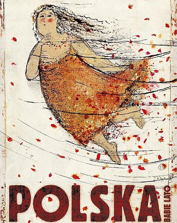 Plakat Polska Babie lato (R. Kaja) 98x68 cm, OKAZJE - Prezent na 40 urodziny