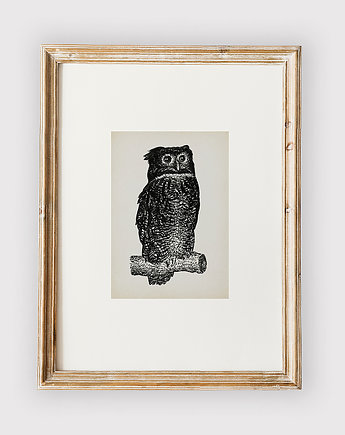 Plakat VINTAGE OWL, OSOBY - Prezent dla teścia