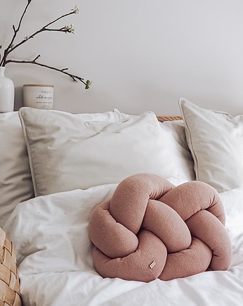 Fat Supeł Pillow  pr. pudrowy róż WYPRZEDAŻ, woodnwool