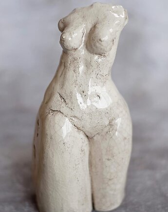 Ręcznie wykonana rzeźba ceramiczna Kobieta, Ewa Duszka
