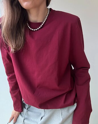 Longsleeve Art wine z poduchami, Patchouli
