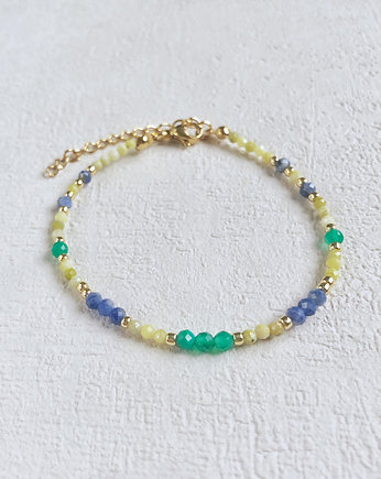 Bransoletka FRESH 1 - Sodalit/Onyks/turkus, Gleeme Jewellery
