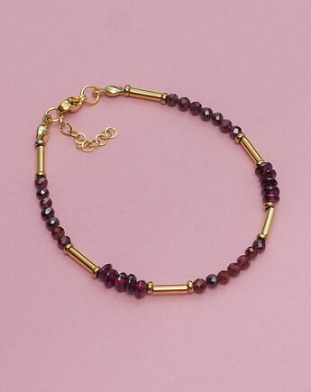 Delikatna bransoletka z granatem II, AT NOON