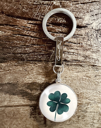 Na szczęście,  stalowy brelok + box, Makaliboo