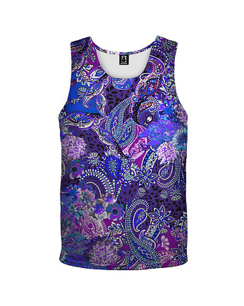 Bokserka Top Girl DR.CROW Purple Paisley, DrCrow