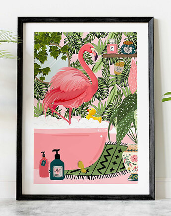 Flaming w tropikalnej łazience, Harvest Maison