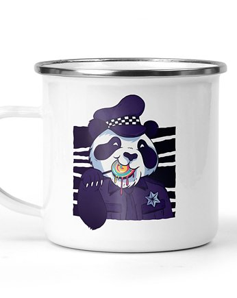 Kubek metalowy panda policeman, Kreatywny Warsztat