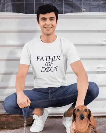 męska koszulka Father of Dogs, EvienArt
