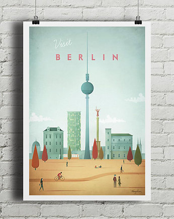Berlin - vintage plakat, minimalmill