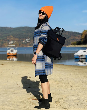 Plecak/torba z weluru "Mili Urban Jungle"  - czarny, Militu