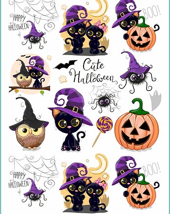 Tatuaż tymczasowy "Halloween cat", Fotobloki and decor