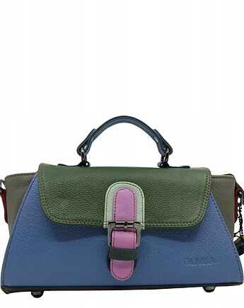 Torebka damska skórzana retro do ręki regulowany pasek elegancka eko OLIVKA, Olivka Warsaw