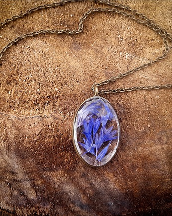 Wisiorek z chabrami, Figa handmade accessories