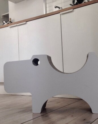Doggy biały  tekton  dla starszych maluchów, LABORATORYART