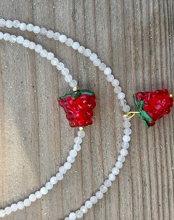Naszyjnik MALINA bokiem, Chmolowska Jewellery