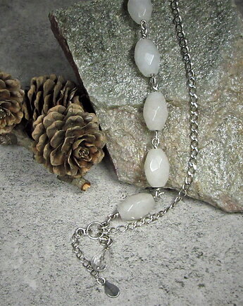 Bransoletka z kryształem górskim, JanArt