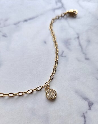 Bransoletka z kółeczkiem z cyrkoniami Goldie Circle, AFRODITTE COLLECTION