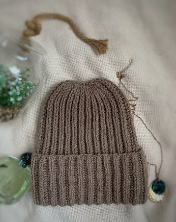 Czapka wełna 100%, NoToCo handmade