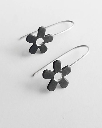 Kolczyki srebrne KWIAT, Katarzyna Kaminska ART