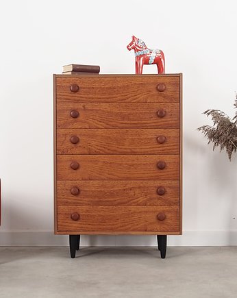 Komoda tekowa, duński design, lata 60, produkcja: Dania, Przetwory design
