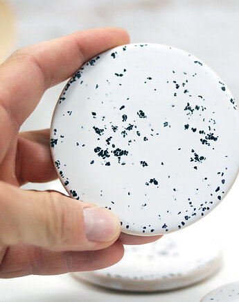 Ceramiczne podkładki pod kubek - marmur, 10FingersArt