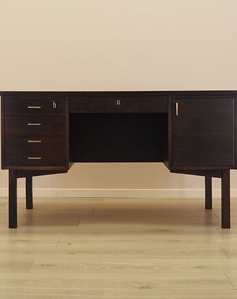 Biurko dębowe, duński design, lata 70, produkcja: Dania, Przetwory design