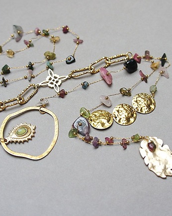 Sautoir /turmaliny/ 08.01.26 - długi  naszyjnik, KiKa pracownia