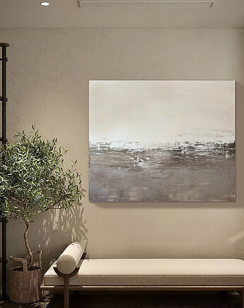 Abstrakcja strukturalna "Japandi-18", JuliaJozwiakart