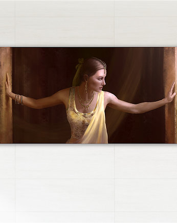 Obraz - Hinduska - wydruk na płótnie, yenoo