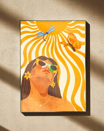 Plakat "Sunny" A3 (30x42), Gigi Rosado