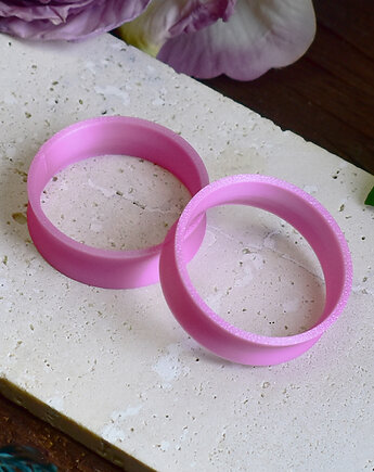 Tunele do uszu 10-100mm / satynowy róż / plugi, tunele siodłowe, Spirit Of Copper