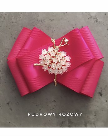 Brosza  z Baletnicą Tancerką New, Pudrowy Różowy