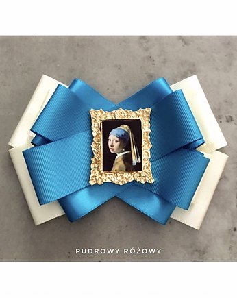 Brosza  ART z obrazem Dziewczyna z perłą NEW 1szt, Pudrowy Różowy