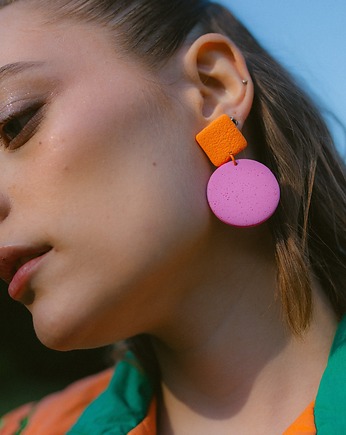 Kolczyki wiszące geometryczne, Strabirabi