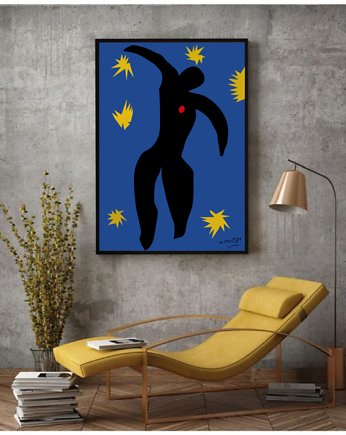 PLAKAT Henri Matisse Icarus Ikar dekoracyjny, OKAZJE - Prezent na Ślub