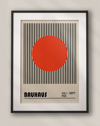 Minimalistyczny plakat - Bauhaus #19 - Do salonu, sypialni, biura, DAPIDOKA