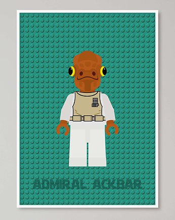 Lego Star Wars "Admirał Ackbar", Pas De LArt