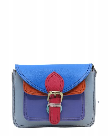 Torebka listonoszka oryginalna skórzana kolorowa elegancka pasek eko OLIVKA, Olivka Warsaw