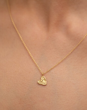 Naszyjnik TENDER HEART pozłacany, MOKAVE