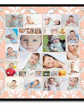 Plakat z 30 personalizowanymi zdjęciami wzory, Sowia Aleja