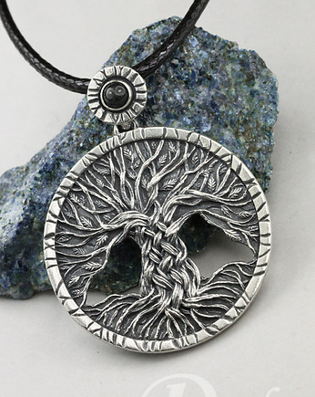 Drzewo Życia plecione z onyksem, unisex, Drakonaria