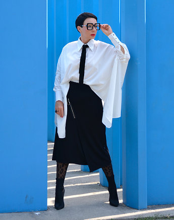 Niebanalna Koszula Biała, momo fashion