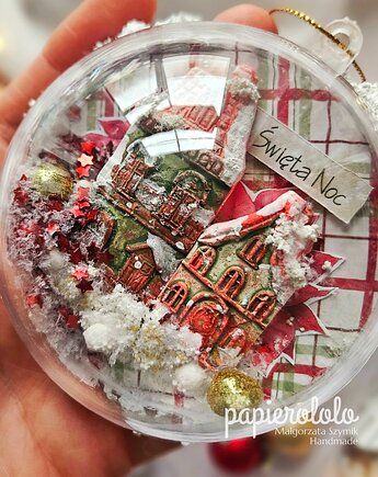 Bombka z kamieniczkami 3, papierololo