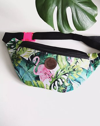 NERKA DAMSKA - Flamingi, Tasha handmade