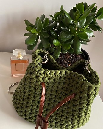 Torebka worek damska handmade, pulca