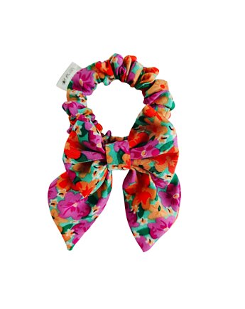 Scrunchie do włosów, gumka do włosów z KOKARDĄ Letnia fiesta, Capillum