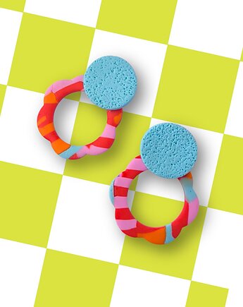 Kolczyki KWIATKI summer vibes, sploteka