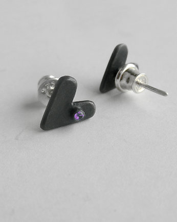 Kolczyki srebrne SERDUSZKO, Katarzyna Kaminska ART